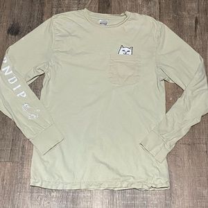 Beige ripndip longsleeve